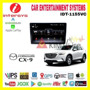 Head unit Android Intersys OEM Mazda CX9 2009 up 10 Inch soket pnp - Paket Canbus