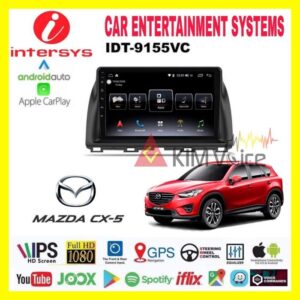 Head unit Android Intersys OEM Mazda CX5 2011-2015 9 Inch Soket PNP - 2012-2015