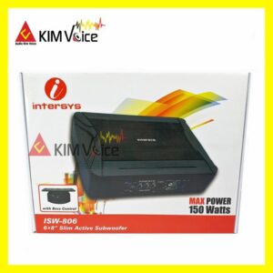 Subwoofer Kolong Aktif SLIM INTERSYS ISW-806 with bass control