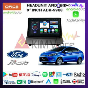 Head Unit Android Orca ADR-9988 9 inch OEM Ford Fiesta + soket + canbus