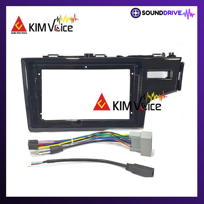 Frame HU Android 9 inch for Honda Jazz 2014 up Panel Tape - Image 3