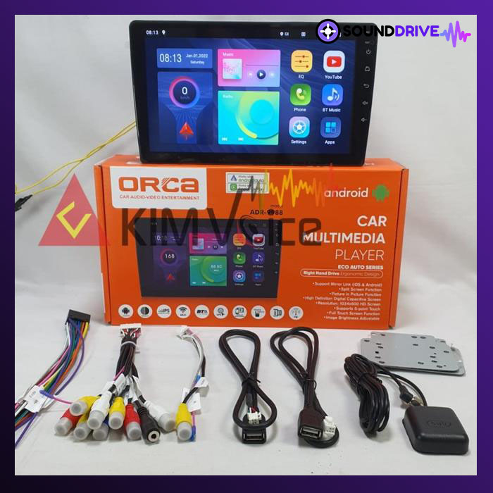 Head Unit Android ORCA ADR- 9988 Eco Auto Series RAM 2/32GB 9 Inch 10 Inch - 9 Inch - Image 3