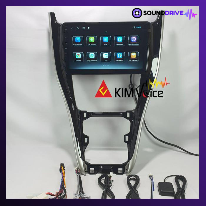 Frame Head Unit Android 10 inch for Harrier 2014 - 2017 Panel Tape - Image 4