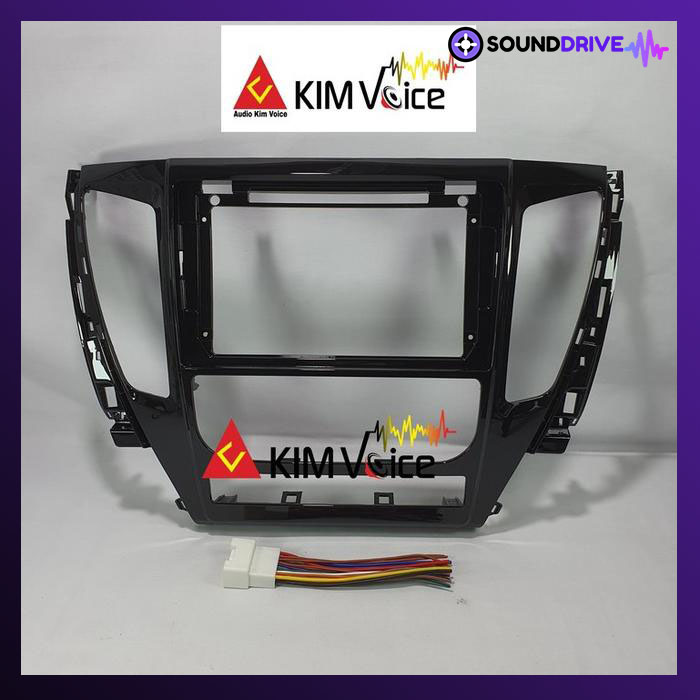 Frame HU Android 10 inch for Pajero Sport 2017 up + Soket - Image 3