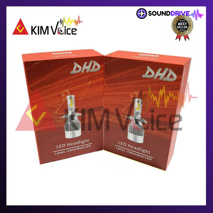 Lampu LED Merk DHD H4 Original
