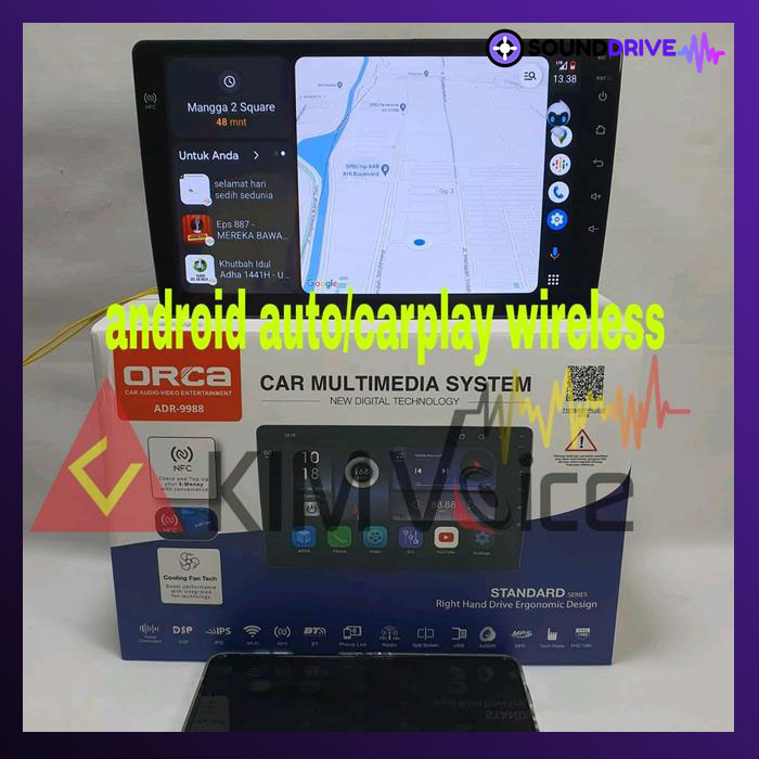 Head unit Android ORCA 9 Inch OEM KIA Picanto 2008 up Voice Commad - Image 4