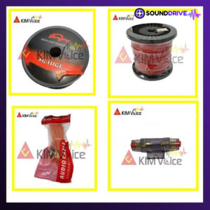 Kabel set Audio mobil Kwalitas Bagus untuk Instalasi Subwoofer kolong aktif