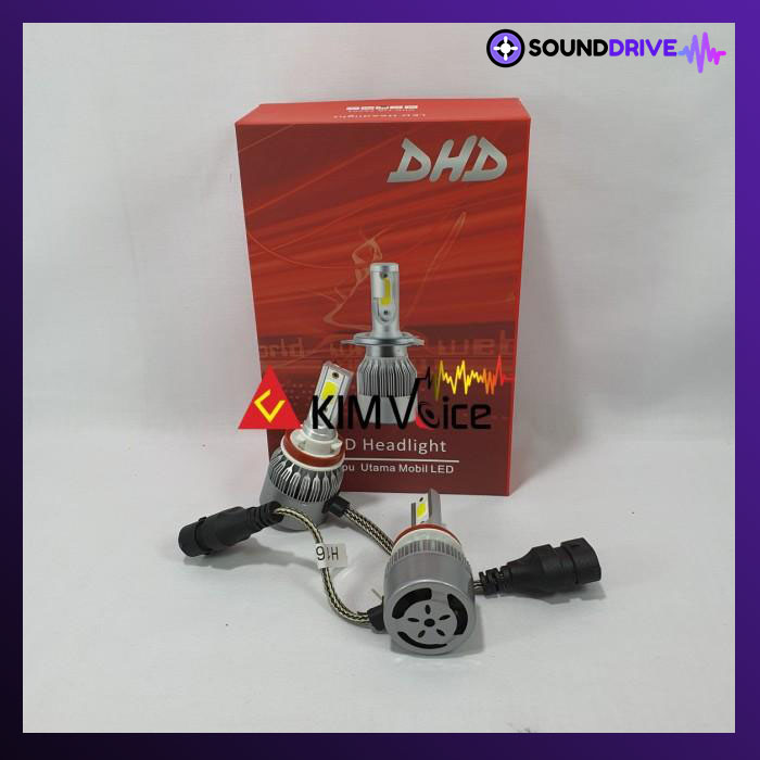 Lampu LED DHD H8-H11-H16 Warna Putih - Image 2