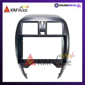 Frame head unit android 9 inch for nissan march 2012 up