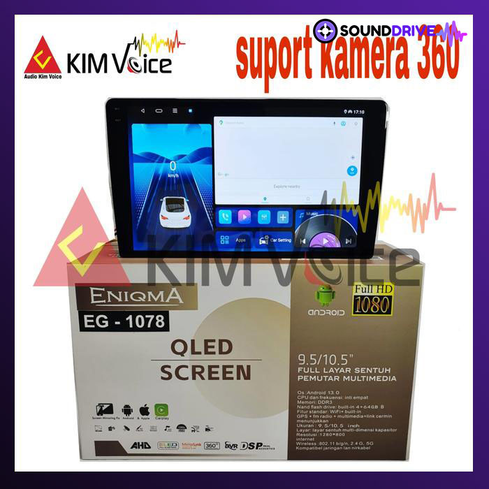 Head Unit Android Enigma EG-1078 9 inch 10 inch - 9 INCH - Image 2