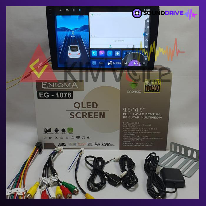 Head Unit Android Enigma EG-1078 9 inch 10 inch - 9 INCH - Image 3