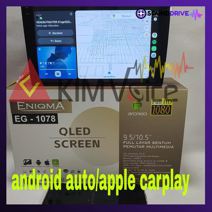 Head Unit Android Enigma EG-1078 9 inch 10 inch - 9 INCH - Image 4