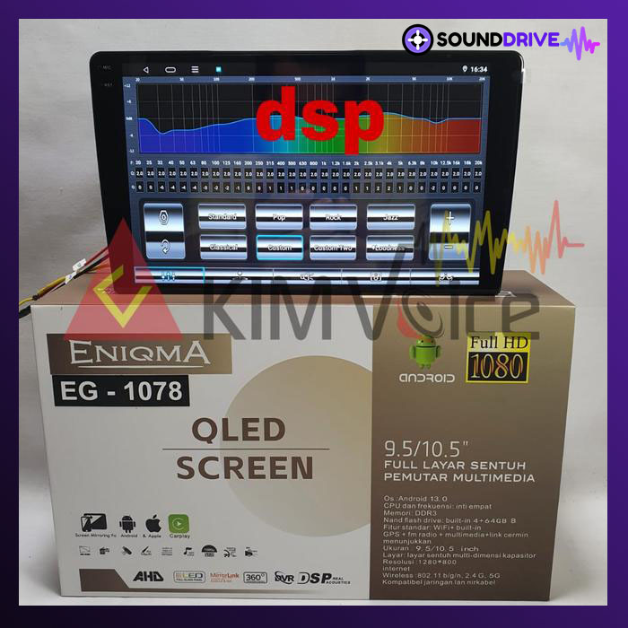 Head Unit Android Enigma EG-1078 9 inch 10 inch - 9 INCH - Image 5