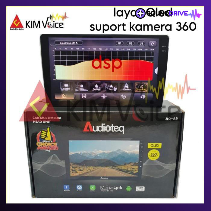 Head Unit Android Audiotech AQ-A9 9 inch - Head unit - Image 2