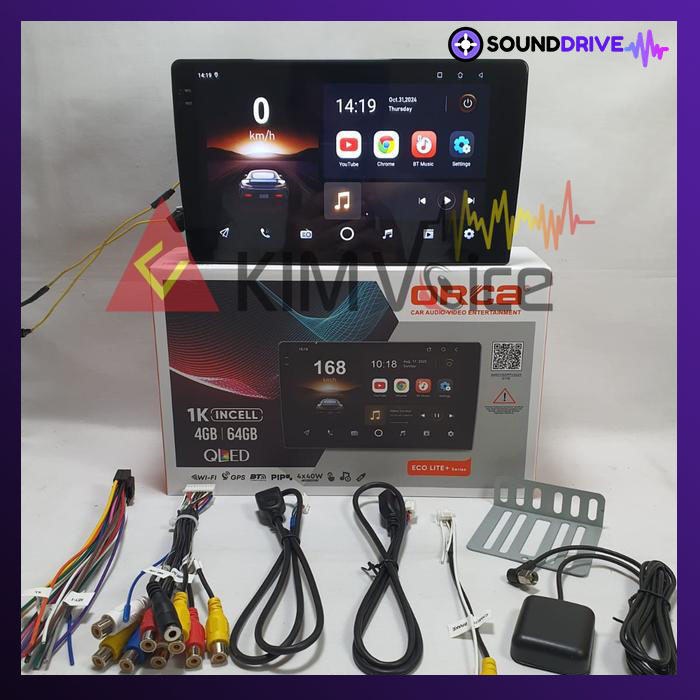 Head unit Android ORCA Eco Lite Plus ADR-9988 9/10 inch 4/64GB Android 13 - 9 INCH - Image 2
