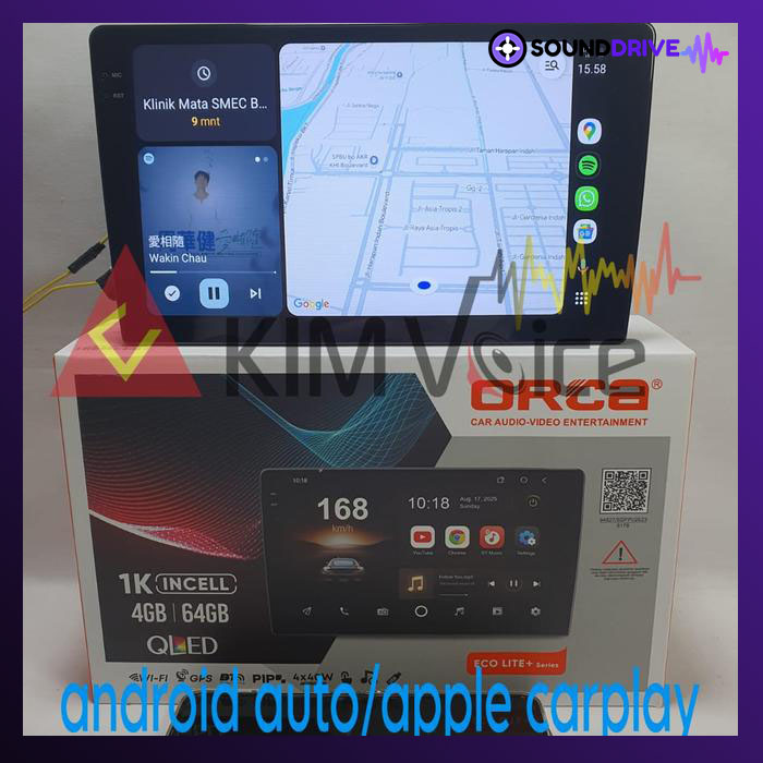 Head unit Android ORCA Eco Lite Plus ADR-9988 9/10 inch 4/64GB Android 13 - 9 INCH - Image 3