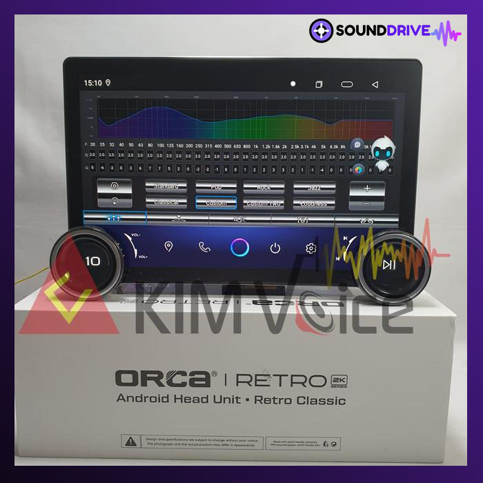 Head Unit Android ORCA RETRO Series ADR-9510 2K QLED 6/256 GB - Image 3