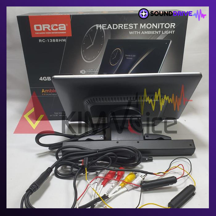 Headrest Android clip on Orca RC-1388HM 4/64GB with Ambient Light - Image 5