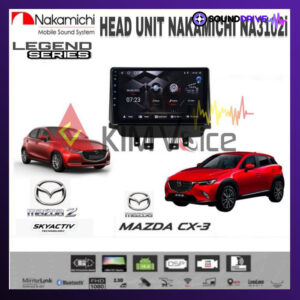 Head Unit Android Nakamichi 9 inch OEM Mazda 2 Sky Active Mazda CX3 2014 Up Plug & Play + Canbus - RAM 4/64GB