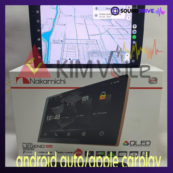 Head Unit Android Nakamichi Legend Series MKIII NA3102i 9 inch 10 inch Ram 8gb/128GB - 9 inch - Image 3