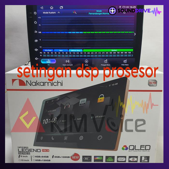 Head Unit Android Nakamichi Legend Series MKIII NA3102i 9 inch 10 inch Ram 8gb/128GB - 9 inch - Image 4