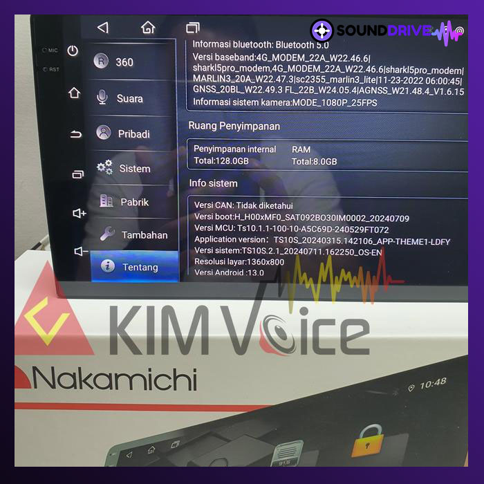 Head Unit Android Nakamichi Legend Series MKIII NA3102i 9 inch 10 inch Ram 8gb/128GB - 9 inch - Image 5