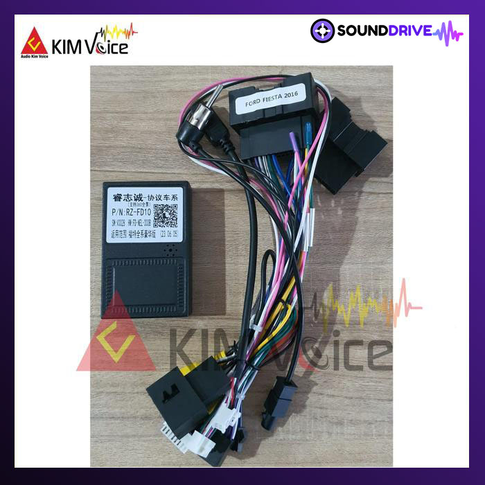 Soket Head Unit Android + Canbus for Ford Fiesta - 2009-2012 - Image 4