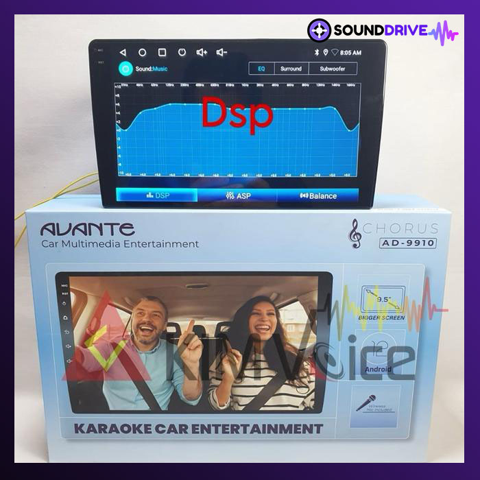 Head unit Android Avante by Pioneer AD-9910 9in with Mic Karaoke Mobil - Image 4