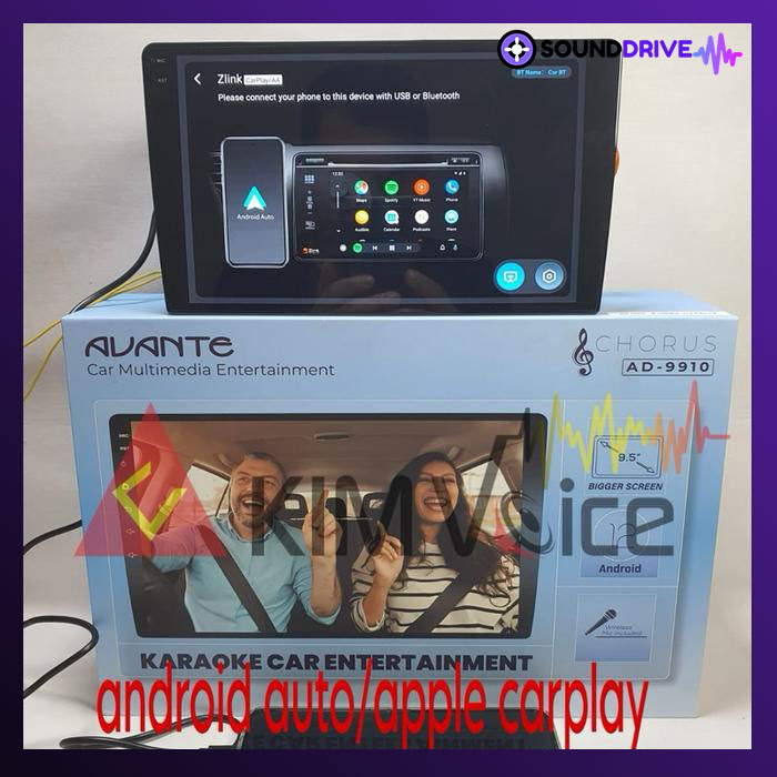 Head unit Android Avante by Pioneer AD-9910 9in with Mic Karaoke Mobil - Image 5