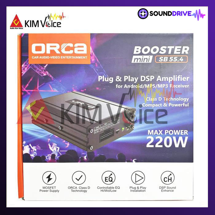 DSP Orca Booster mini SB 55.4 DSP Amplifier Plug n play - Image 2