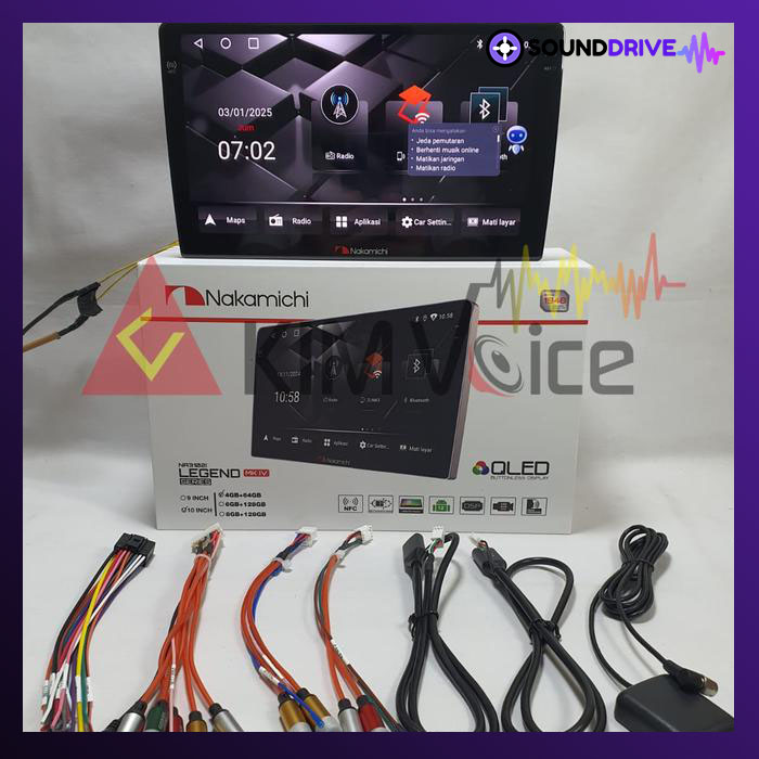 Head Unit Android Nakamichi Legend series MKIII NA3102i + Kamera 360 - 9 inch RAM 4GB - Image 5