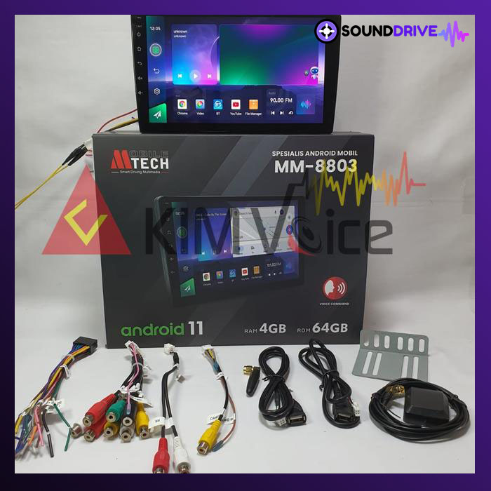 Head Unit Android Mtech MM-8803 BBE Pro RAM 4/64GB built in prosesor - 9 inch - Image 2