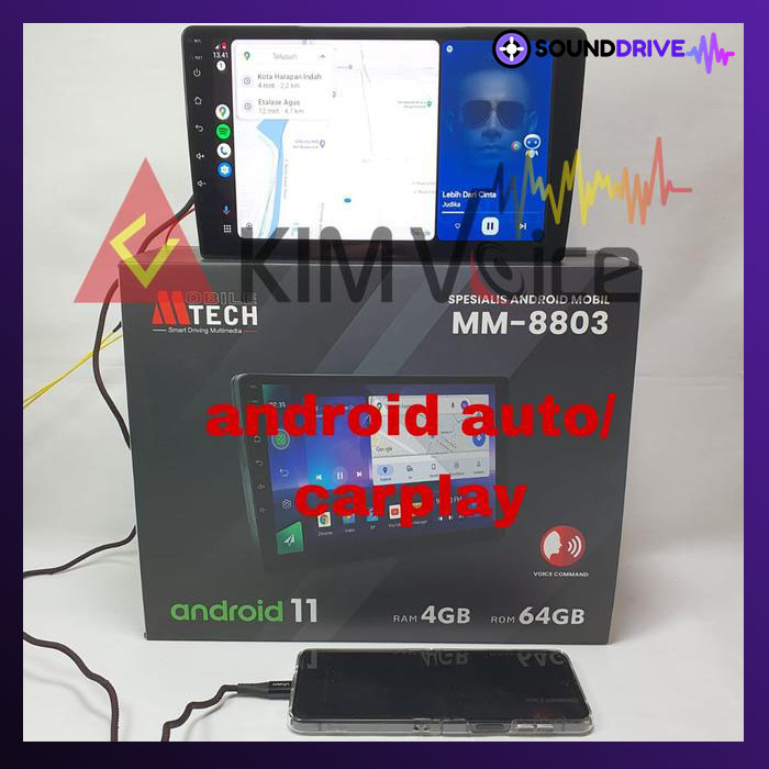 Head Unit Android Mtech MM-8803 BBE Pro RAM 4/64GB built in prosesor - 9 inch - Image 4