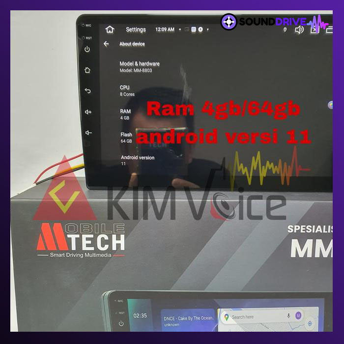 Head Unit Android Mtech MM-8803 BBE Pro RAM 4/64GB built in prosesor - 9 inch - Image 5