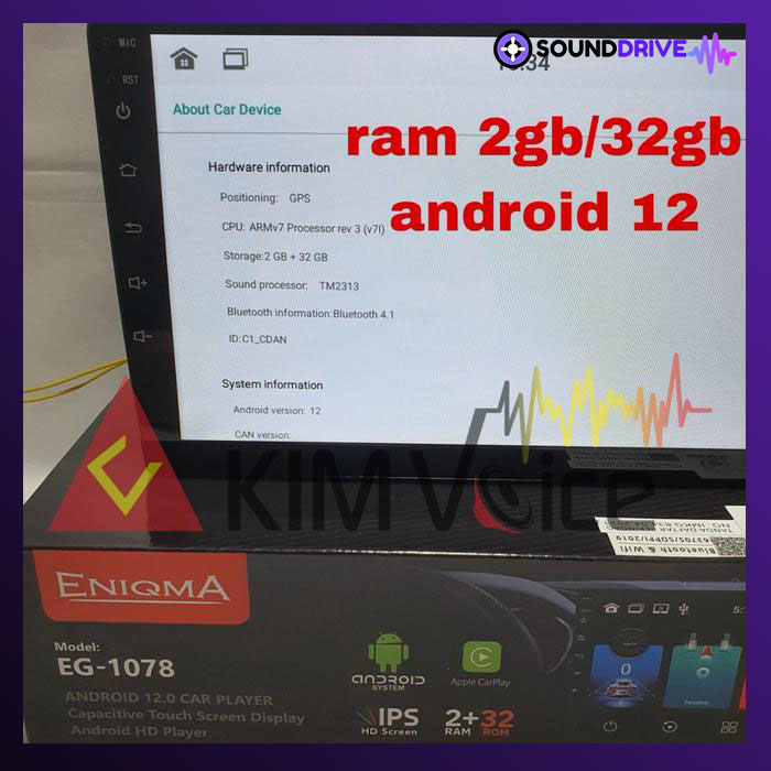 Head unit Android Enigma EG-1078 9 inch RAM 2/32GB - Image 5
