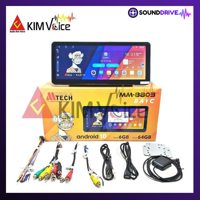 Head unit Android Mtech 8803 Bayc 12.3 inch RAM 6/64GB - Unit 12.3 inch - Image 2
