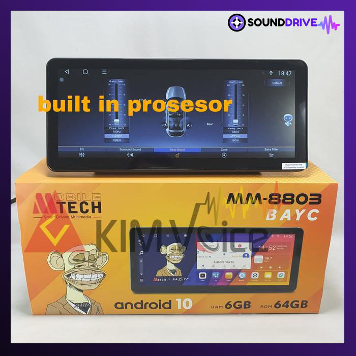 Head unit Android Mtech 8803 Bayc 12.3 inch RAM 6/64GB - Unit 12.3 inch - Image 3