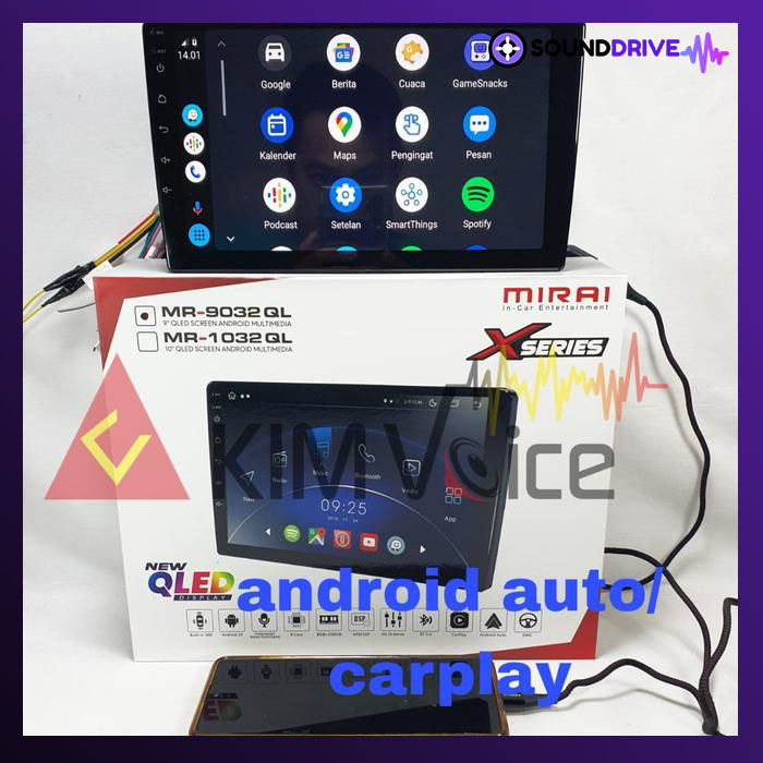 Head unit Android Mirai X-Series MR-9032 QL MR-1032 QL - 9 inch - Image 2