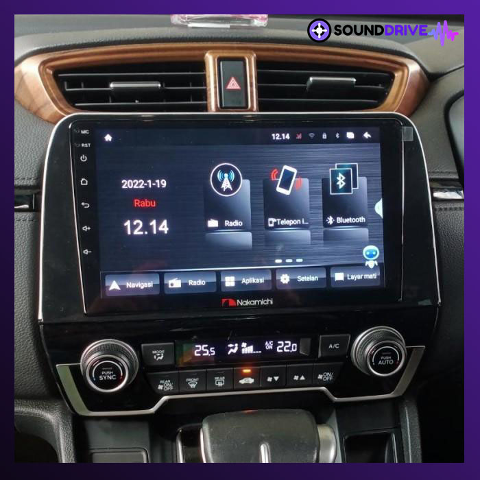 Head unit Android Nakamichi OEM CRV Turbo 2021 up + Soket Canbus - 9 inch, RAM 4/64GB - Image 5