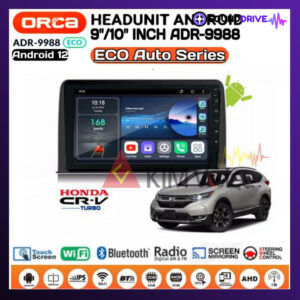 Head Unit Android Orca Eco OEM CRV Turbo 2021 Up + Soket Canbus - 9 inch