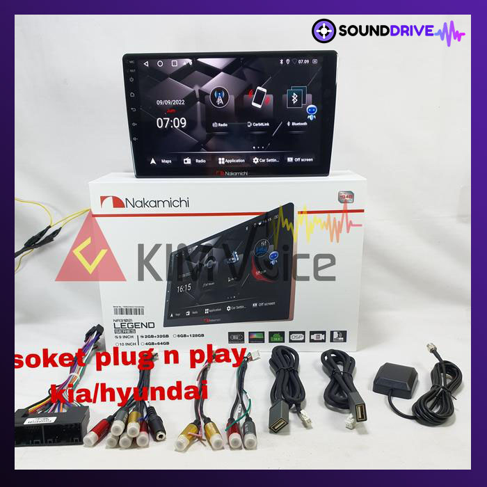 Head Unit Android Nakamichi 9 inch OEM KIA Picanto 2011-2015 Soket pnp - RAM 4/64GB - Image 2
