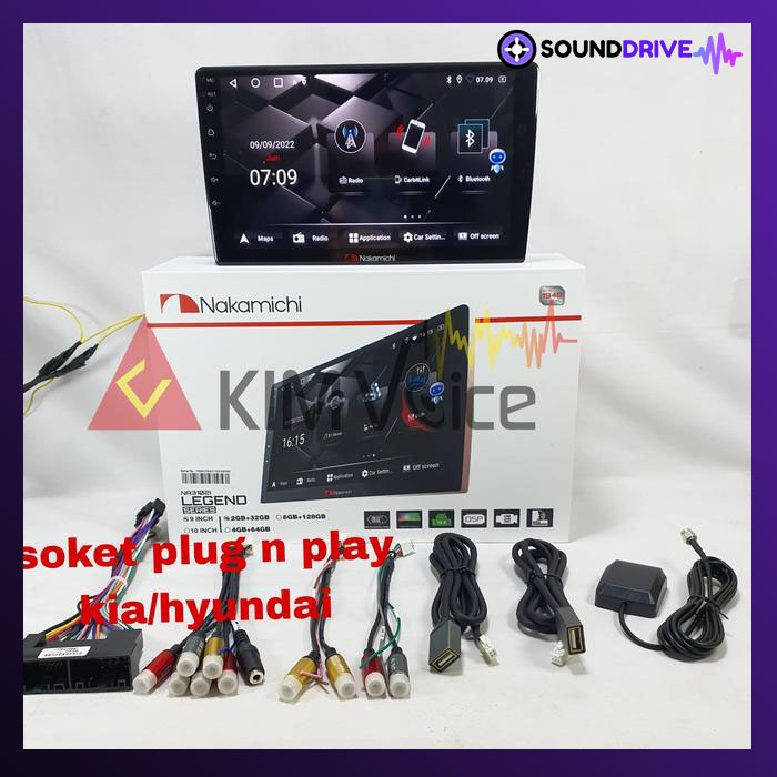 Head Unit Android Nakamichi 9 inch OEM Kia Rio 2012 up Soket pnp - 2012-2014, RAM 4/64GB - Image 2