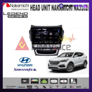 Head Unit Android Nakamichi 9 inch OEM Hyundai Santa Fe 2012 Up PNP - RAM 4/64GB
