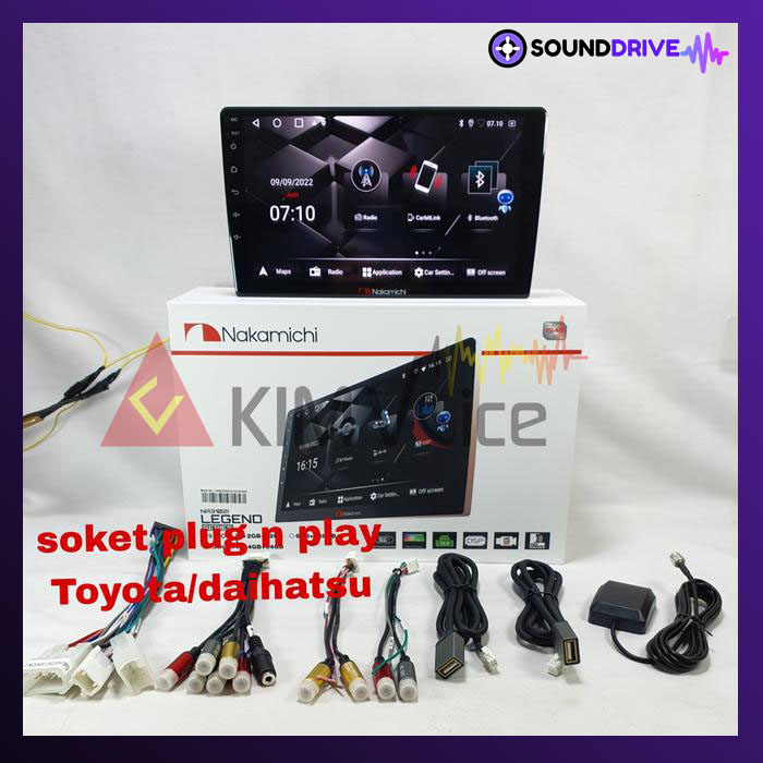 Head Unit Android Nakamichi 9 inch OEM Innova 2004-2011 type V PNP - RAM 4/64GB - Image 3