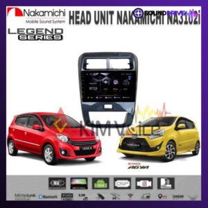 Head Unit Android Nakamichi 10 inch OEM Agya Ayla 2020 up soket pnp - RAM 4/64GB