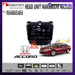 Head Unit Android Nakamichi 10 inch OEM Accord 2003-2007 soket pnp - RAM 4/64GB