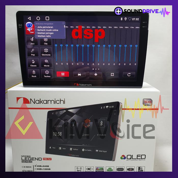 Head Unit Android Nakamichi OEM Camry 2006-2011 soket pnp - 9 inch, RAM 4/64GB - Image 4