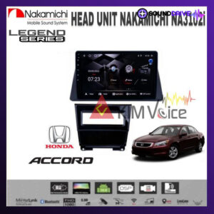 Head Unit Android Nakamichi 10 inch OEM Accord 2008-2012 soket pnp - RAM 4/64GB