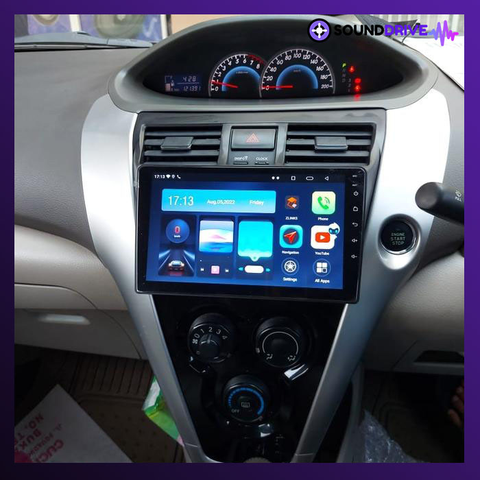 Head Unit Android Nakamichi 9 inch OEM Toyota Vios 2008-2012 Soket pnp - silver, RAM 4/64GB - Image 5