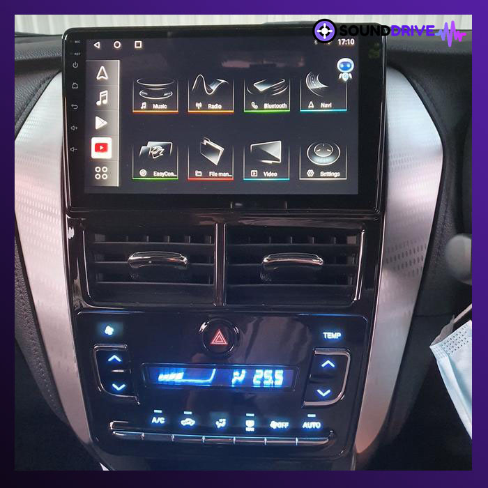 Head Unit Android Nakamichi 9 inch OEM Toyota Yaris 2018 Up soket PNP - RAM 4/64GB - Image 5